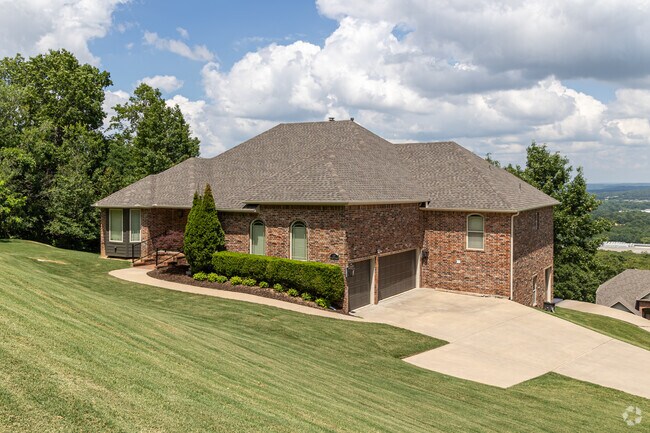 Larger homes, reaching $700k provide easy access to the Fayetteville Country Club and a view.