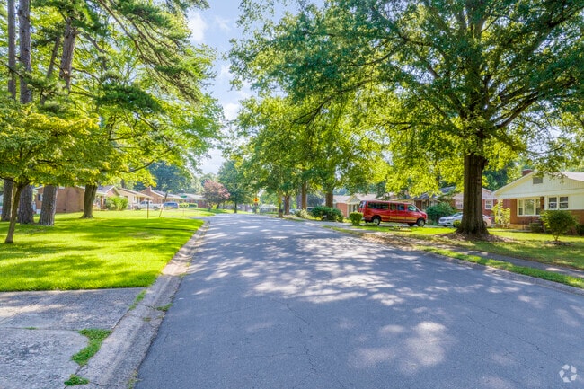 Tall oak trees line the streets of the Westerly Hills neighborhoods.