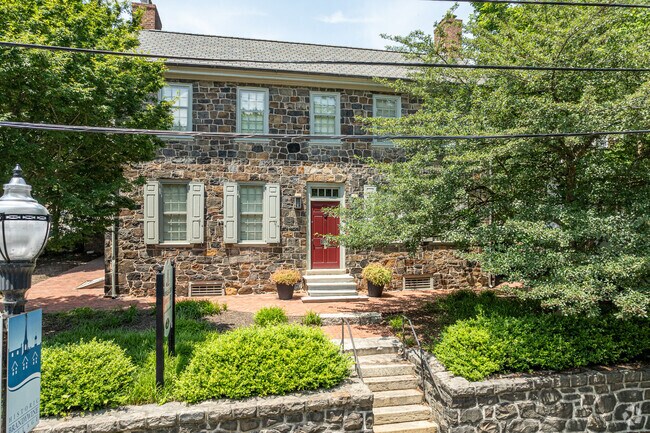 The Junior League occupies a coveted corner lot in Brandywine Village.