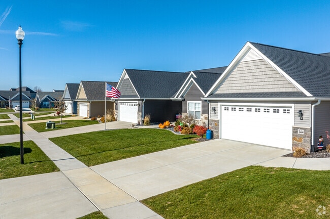 Brand new ranches on the south side of Eldridge provide a new construction home option.