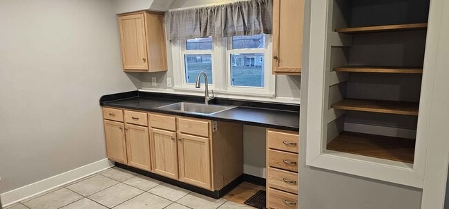 Dishwasher has been installed but not pictured (white)