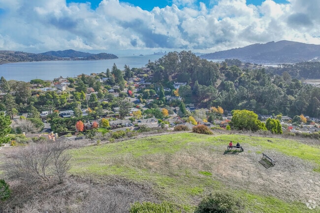 Strawberry is renowned for its incredible views of the San Francisco Bay.
