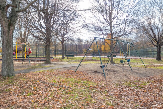Play on the swings at Plains Township Municipal Park, just outside of Hilldale, PA.