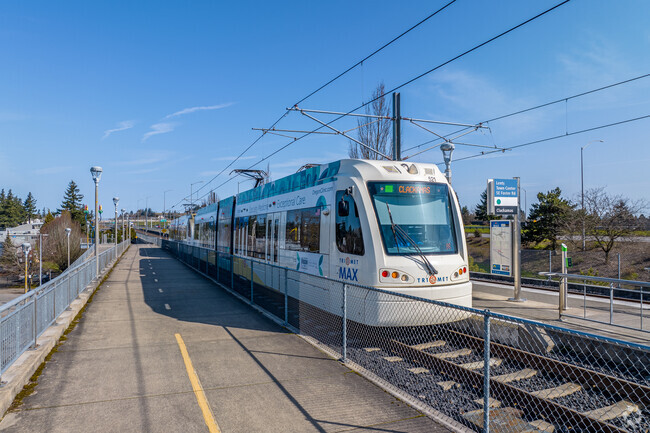 The MAX light rail system makes traveling a breeze all throughout the Lents, OR region.