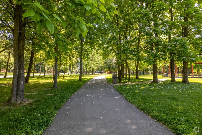The paved trail at Hopewell Meadows Park in Remington-Lake Isabella.