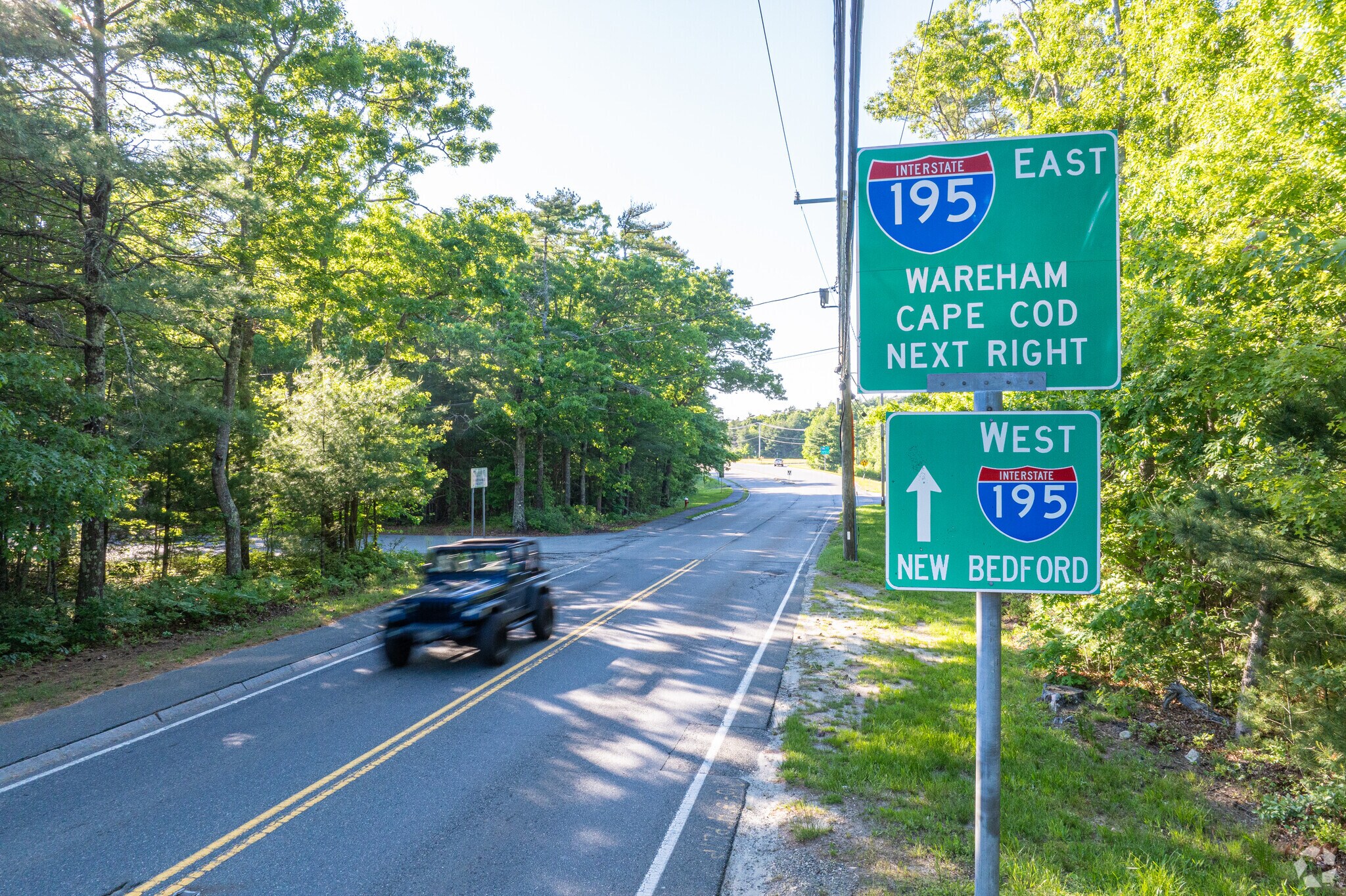 I-195 conveniently connects Mattapoisett directly to New Bedford, Providence and Boston.