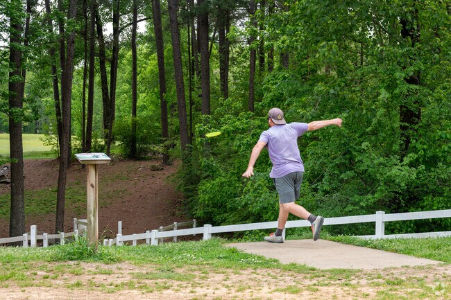 Play some disc golf at Celebration Park near Mount Olive.
