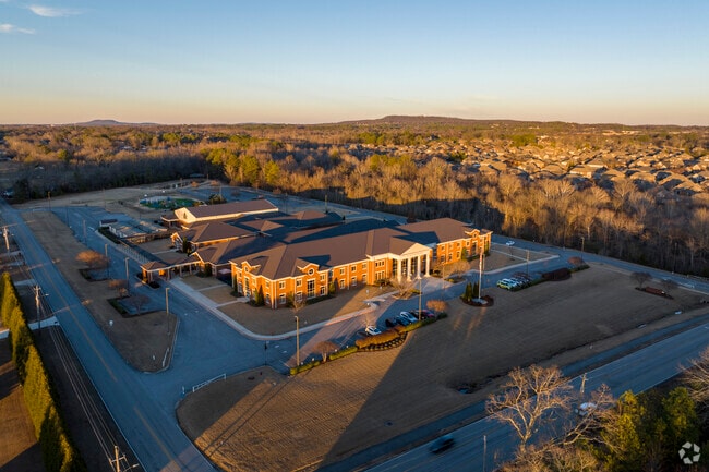 Full campus of Mill Creek Elementary School in Madison Alabama.