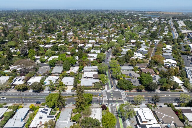 The green canopy and organized layout make Adobe Meadow-Meadow Park ideal for walkable living.