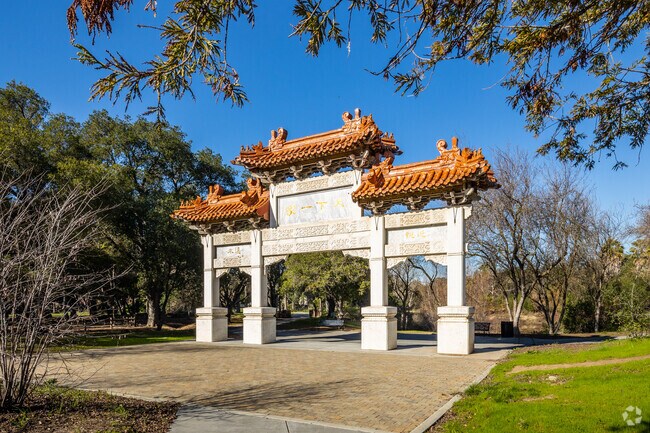 Locals can enjoy weekend strolls through Overfelt Gardens.