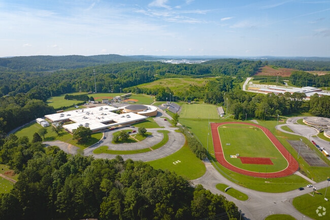 Central High School’s football field lights up on Friday nights.