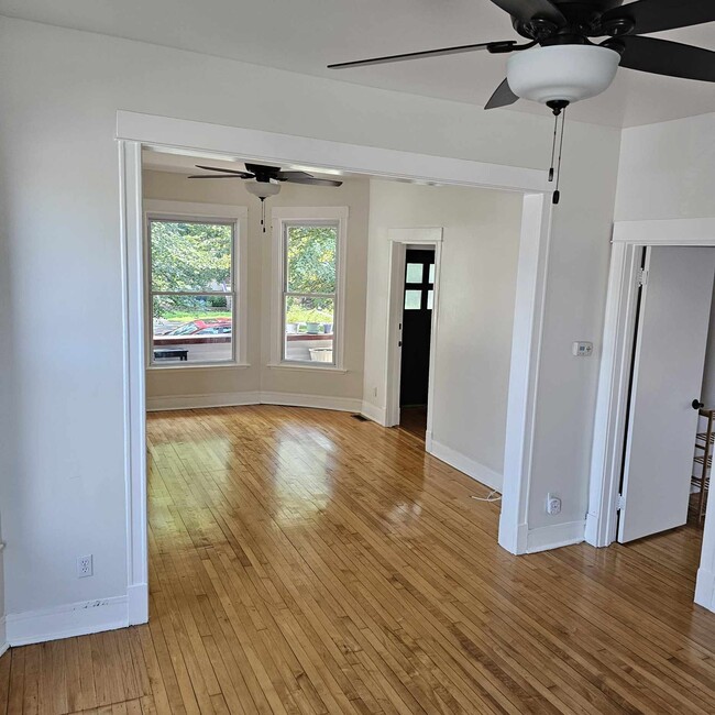 Dining Room Facing South to Front Door Entrance