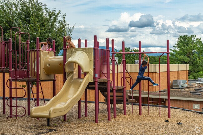 Tire out the tykes on the playground at Westover Park.