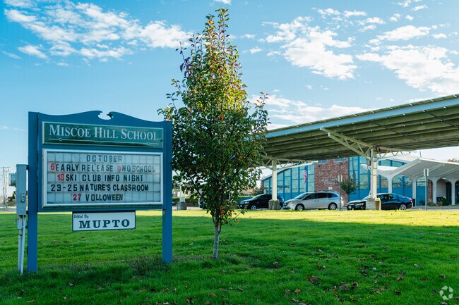 Miscoe Hill Middle School is located right outside of the town of Upton.