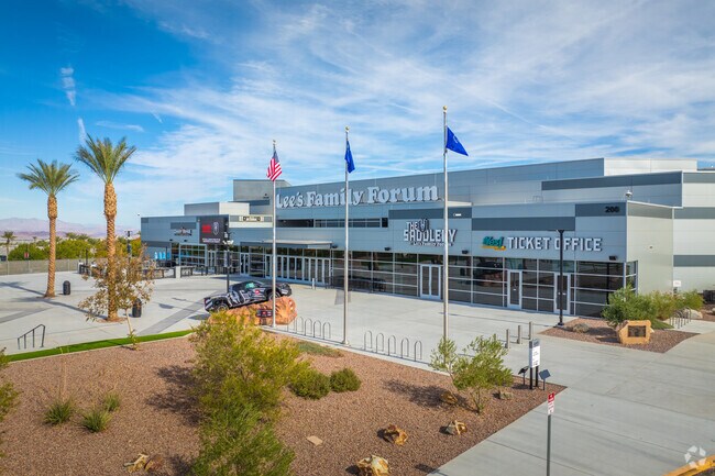 Lee' Family Forum in Henderson hosts games for local professional sports.