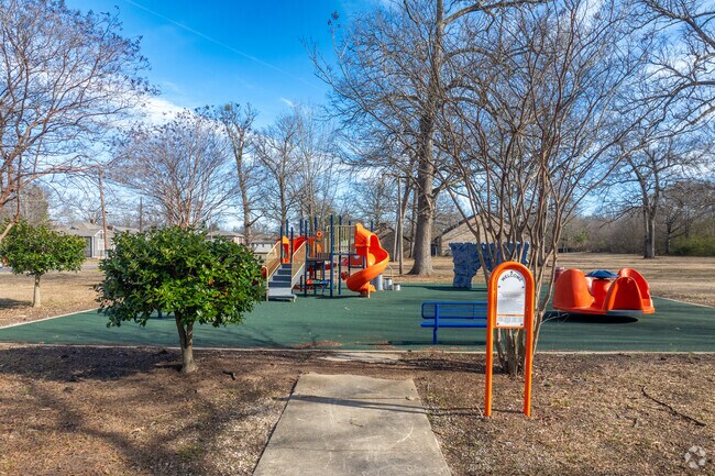 Enjoy the playground at Woodward Park.