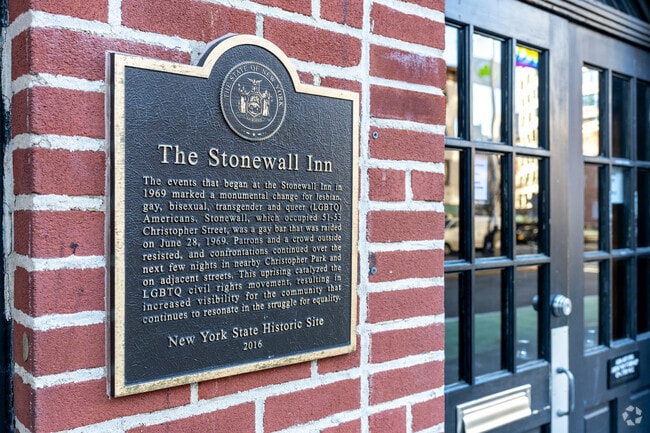The National Historic Landmark, The Stonewall Inn served as a pedestal for gay rights in 1969.