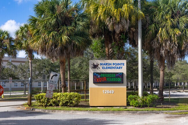 Marsh Pointe Elementary is a highly rated public school in Evergrene.