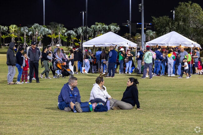 Doral Center Park is the most visited park for events in Doral.
