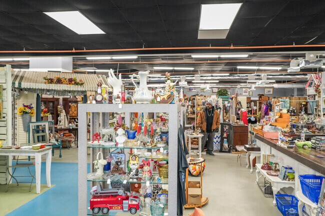 Elephant In The Room in Gulfport offers unique antique treasures.