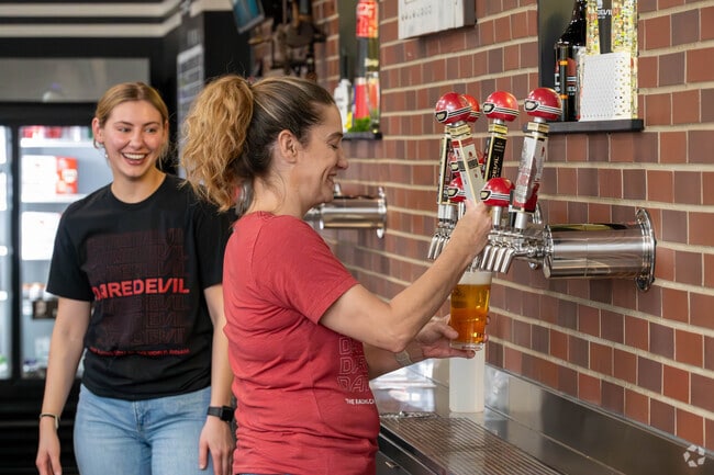 Fairfax residents can relax with a cold beer with friends and neighbors all year long.