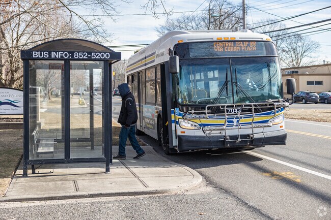 If you prefer to ride the bus there is a stop on almost every corner.