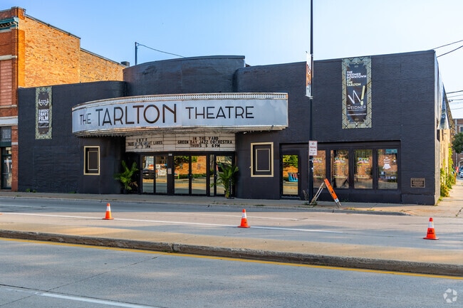 The Tarlton Theater is only a few minutes' drive into downtown Green Bay.