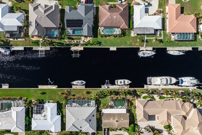 Most homes in Punta Gorda Isles offer backyard docks and private swimming pools.