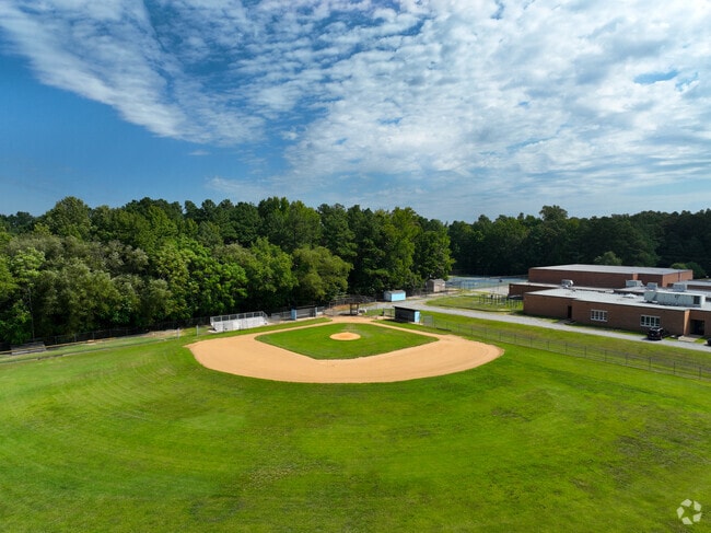 Bell Creek Middle School has a baseball field.