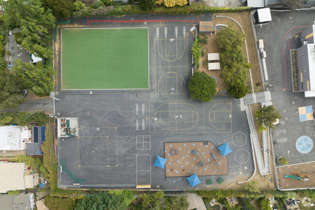 Glenview Elementary School has a large play area for kids to run out their energy.