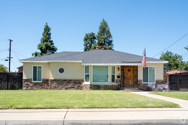 Smaller-style homes can be found throughout East Pomona, California.