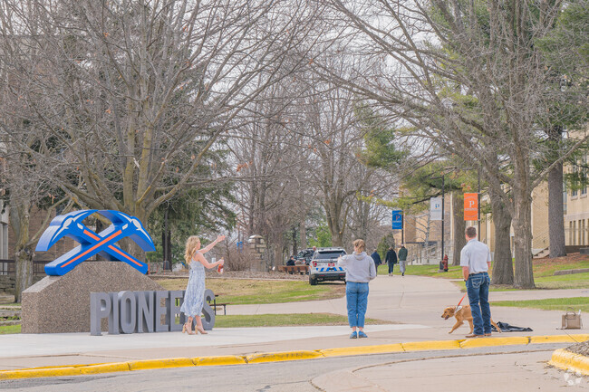 University of Wisconsin-Platteville drives population increase in Platteville during the school year.