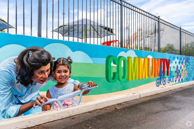 Incredible murals are dedicated to the tight knit community of Hatfield.