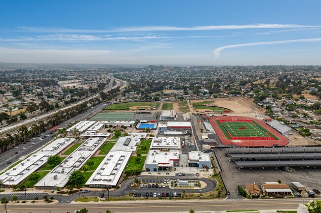 A view from above Mount Miguel High in La Presa.