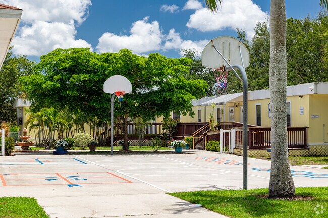 Nicaea Academy in Naples has basketball courts and outdoor play areas.