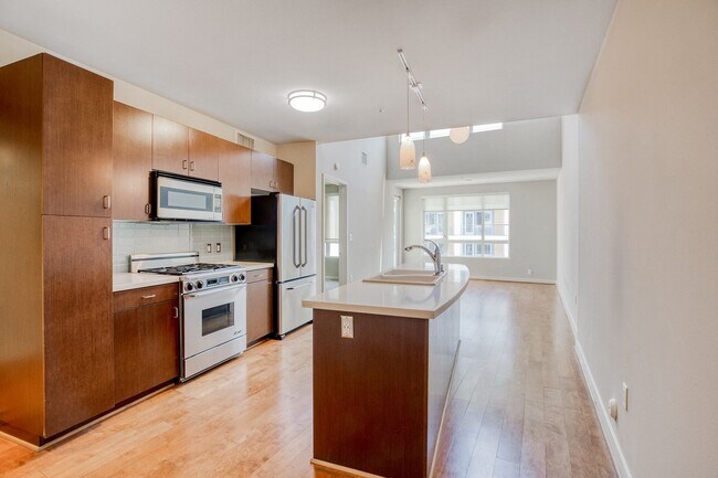 Kitchens include ample storage and cabinet space