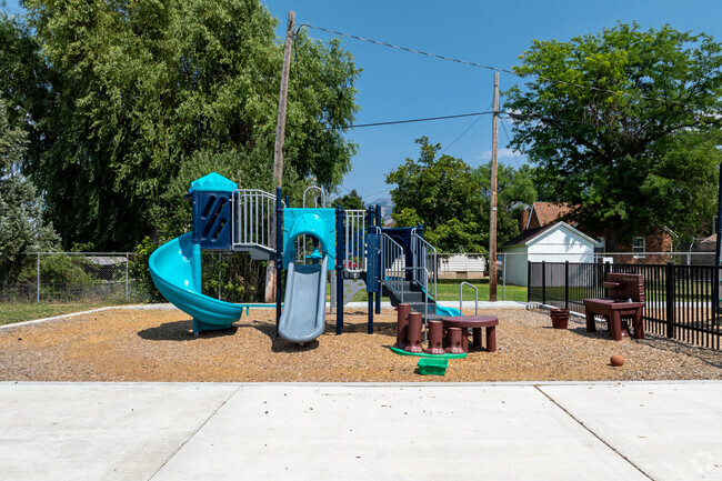 Ellis Elementary has a small playground for its younger students.