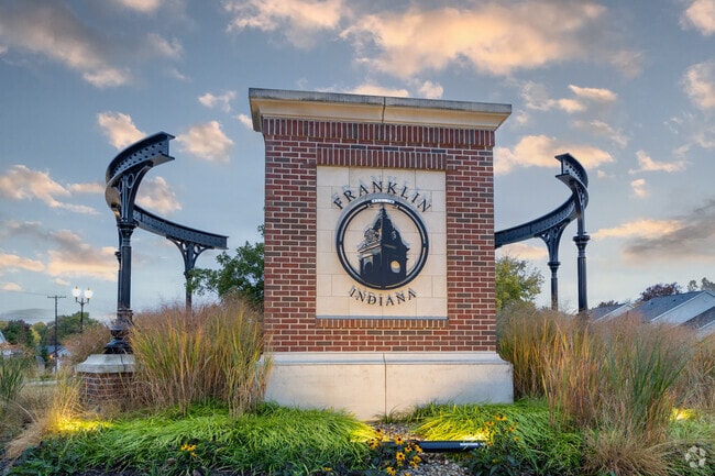 This lovely artistic structure welcomes you to the Franklin community.