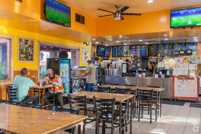 Asada Mexican is a favorite stop for burritos near Robinhood-Bon Vivant.