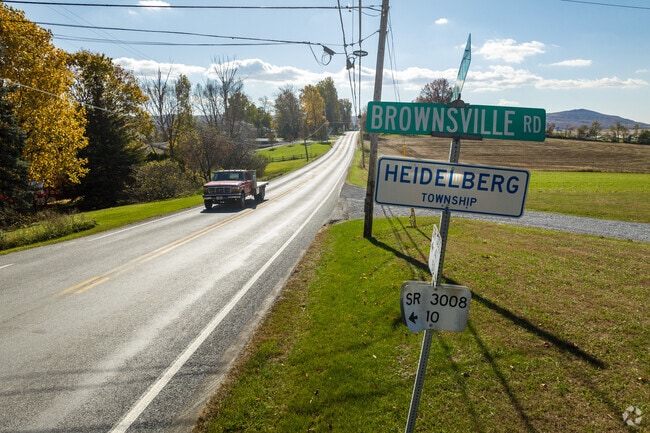 Outside of Womelsdorf, Heidelberg is quiet and semi-rural.