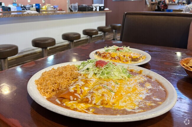 Locals can grab dishes like an enchilada plate at Micha's in South Park.