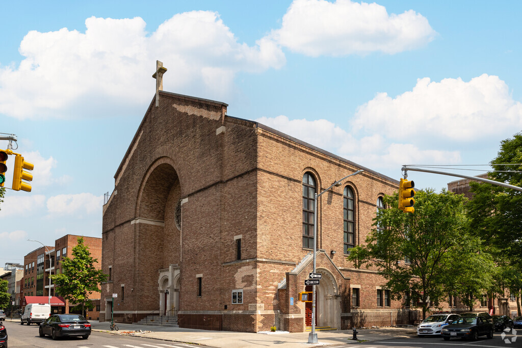 The Concord Baptist Elementary School is inside the Concord Baptist Church in Bed-Stuy.