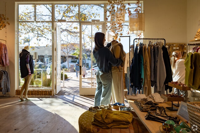 Malibu Village Mall is located in the center of town.