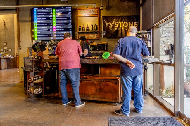 The famed Stone Brewing World Bistro & Gardens in Vineyard.