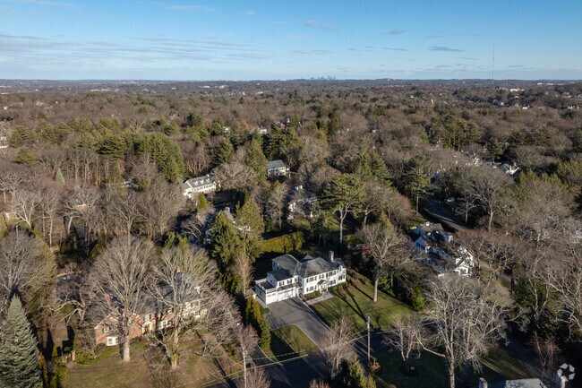 Beautiful homes in Cliff Estates are a few short miles from the Boston metro area.