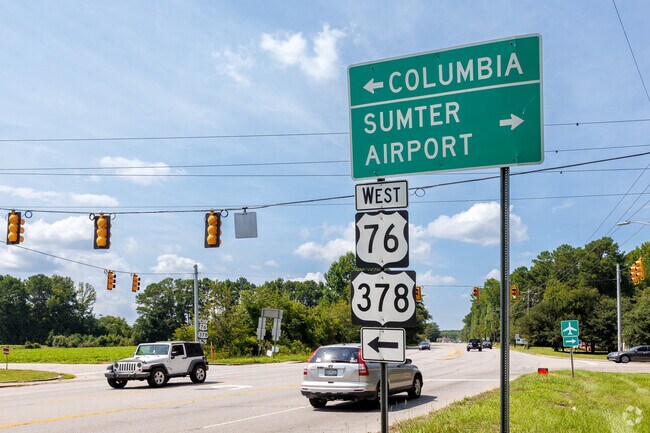 Highways 378 and 76 traverse through Burns-Downs.