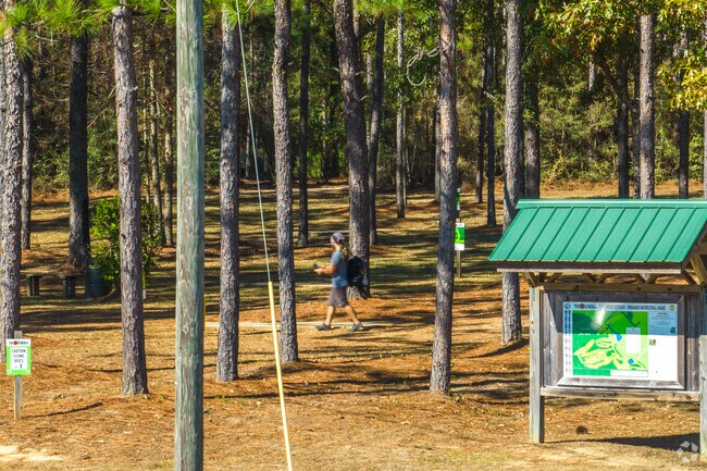 Westavia residents can enjoy a round of disc golf at nearby Semmes Municipal Park.