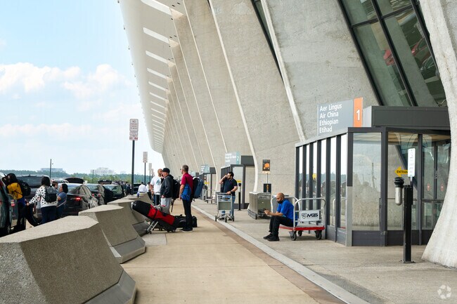 Dulles International Airport is just to the east of Loudoun Valley Estates.