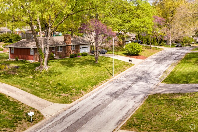 Briarcliff green streets are home to a variety of housing styles.
