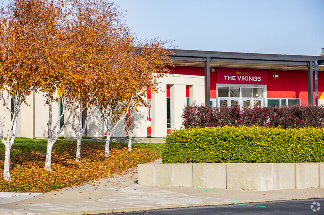 Mills High School is a large education center at the edge of Green Hills.